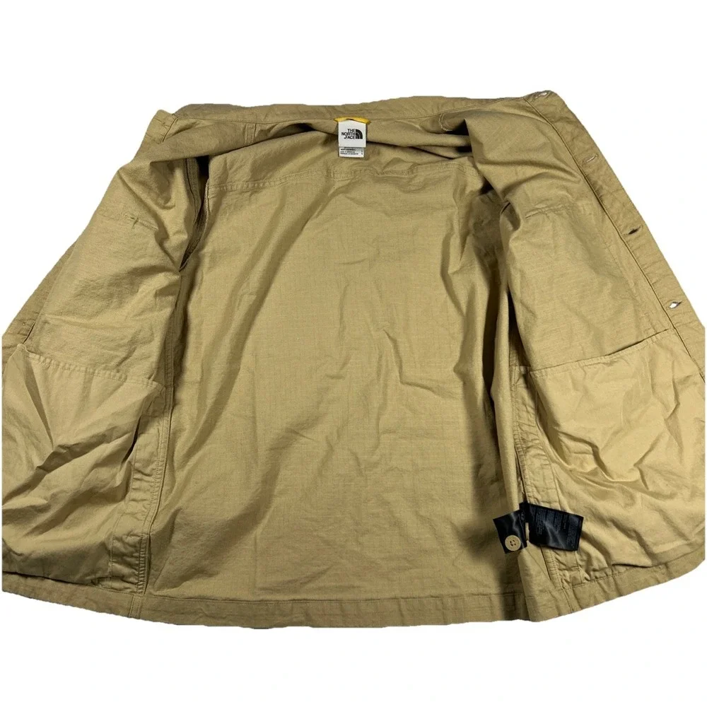 The North Face Field Shirt Jacket Shacket‎ Men's Large L Khaki Utility Brown